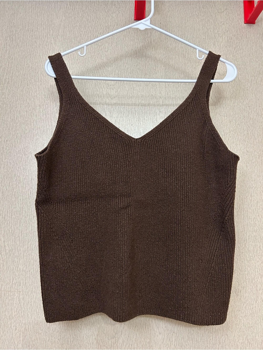 Old Navy - Brown Sweater Knit Crop Top Tank - Size L